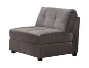 Gray asphalt microfiber modular sectional by Coaster additional picture 4