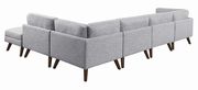 Linen-like gray fabric modular 6pcs sectional by Coaster additional picture 3