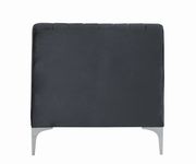 Contemporary glam style dark gray velvet modular sectional by Coaster additional picture 7