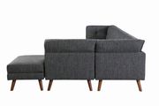 Linen-like dark gray fabric modular 6pcs sectional by Coaster additional picture 10
