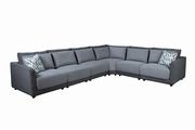Modular gray sectional sofa in contemporary style by Coaster additional picture 5