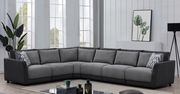 Modular gray sectional sofa in contemporary style by Coaster additional picture 10