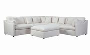 Light cream fabric modular sectional sofa by Coaster additional picture 5