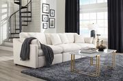 Light cream fabric modular sectional sofa by Coaster additional picture 8