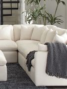 Light cream fabric modular sectional sofa by Coaster additional picture 9