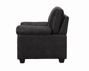 Ballard casual charcoal sofa by Coaster additional picture 2