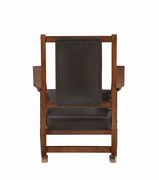 Rocker chair in lush tobacco finish by Coaster additional picture 2