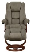 Cybele casual grey chair with ottoman by Coaster additional picture 5