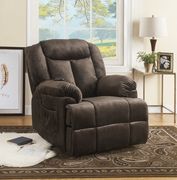 Casual power lift recliner chair in choc velvet by Coaster additional picture 8