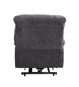 Power lift recliner w/ remote in dark gray chenille by Coaster additional picture 6