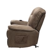 Power lift recliner chair in brown sugar upholstery by Coaster additional picture 3