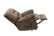 Power lift recliner chair in brown sugar upholstery by Coaster additional picture 4