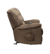 Power lift recliner chair in brown sugar upholstery by Coaster additional picture 5