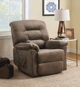 Power lift recliner chair in brown sugar upholstery by Coaster additional picture 10