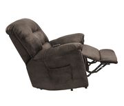 Power lift recliner in deep chocolate velvet fabric by Coaster additional picture 10