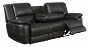Transitional motion sofa w/ padded arms by Coaster additional picture 7