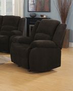 Chocolate recliner chair by Coaster additional picture 3