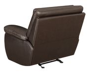 Double back cushion design cocoa bean recliner sofa by Coaster additional picture 2