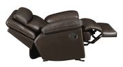 Double back cushion design cocoa bean recliner sofa by Coaster additional picture 3
