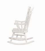 Rocking chair in white by Coaster additional picture 4
