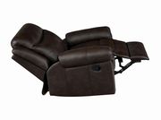 Transitional cocoa brown glider recliner by Coaster additional picture 3