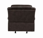 Transitional cocoa brown glider recliner by Coaster additional picture 4
