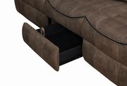 Transitional taupe motion sofa by Coaster additional picture 7