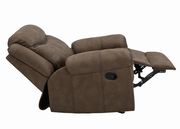 Transitional taupe glider recliner by Coaster additional picture 2