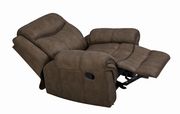 Transitional taupe glider recliner by Coaster additional picture 7