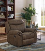 Transitional taupe glider recliner by Coaster additional picture 9