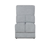 Six-piece modular motion sectional upholstered in a gray performance-grade fabric by Coaster additional picture 12
