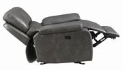 Casual charcoal motion glider recliner by Coaster additional picture 3