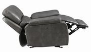 Casual charcoal power glider recliner by Coaster additional picture 2