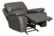 Casual charcoal power glider recliner by Coaster additional picture 9