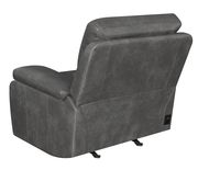 Casual charcoal power^2 glider recliner by Coaster additional picture 2