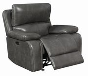 Casual charcoal power^2 glider recliner by Coaster additional picture 9