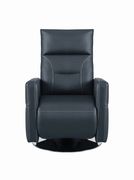 Swivel push-back recliner in ink blue fabric by Coaster additional picture 5
