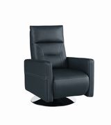 Swivel push-back recliner in ink blue fabric by Coaster additional picture 6