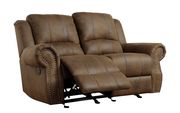 Traditional reclining sofa with nailhead studs by Coaster additional picture 7