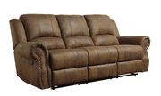 Traditional reclining sofa with nailhead studs by Coaster additional picture 10