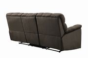 Atmore casual chocolate motion sofa by Coaster additional picture 4