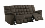 Atmore casual chocolate motion sofa by Coaster additional picture 6