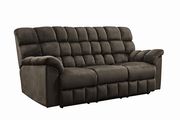 Atmore casual chocolate motion sofa by Coaster additional picture 7