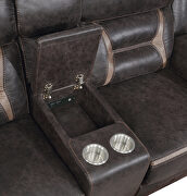 Glider loveseat w/ console by Coaster additional picture 5