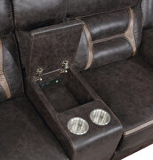 Glider loveseat w/ console additional photo 5 of 5
