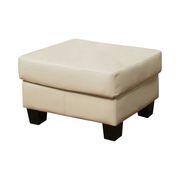 Affordable cream faux leather sofa by Coaster additional picture 7