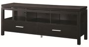 Black simple tv console by Coaster additional picture 2