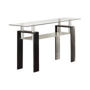 Tempered/frosted glass casual cocktail table by Coaster additional picture 2