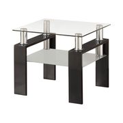 Tempered/frosted glass casual cocktail table additional photo 4 of 4