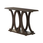 Modern coffee table in dark brown wood by Coaster additional picture 2